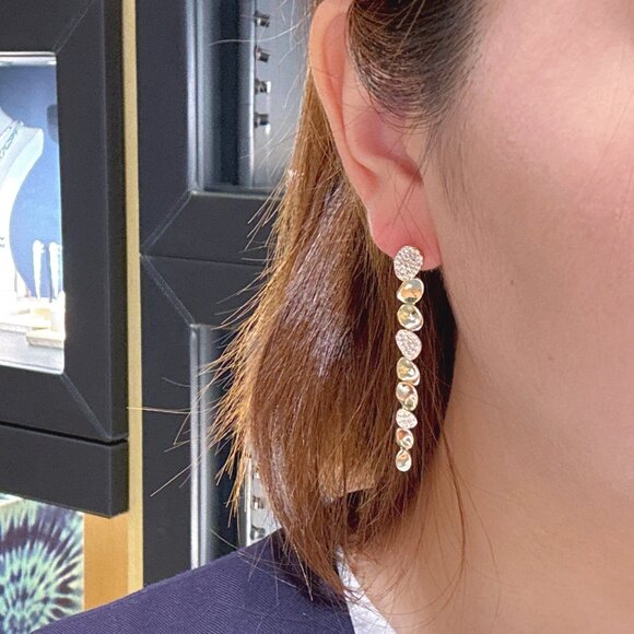 APM Monaco Galet Gold Earrings - Picture 7 of 7